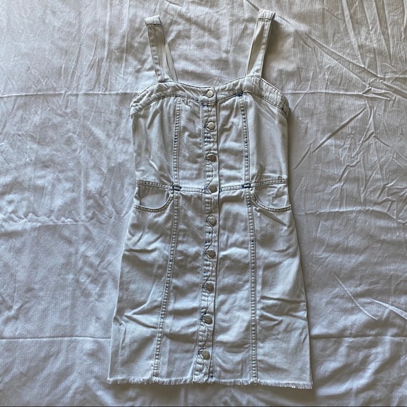 Jessica Simpson Denim Sleeveless Button Down Dress
